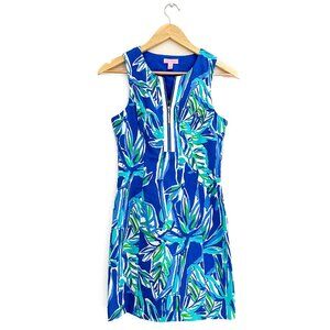 Lilly Pulitzer Penelope Shift Dress - Blue Crush Bamboom - Size 0 - Tag Included
